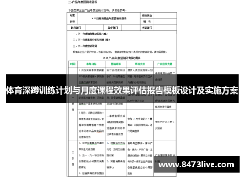 体育深蹲训练计划与月度课程效果评估报告模板设计及实施方案